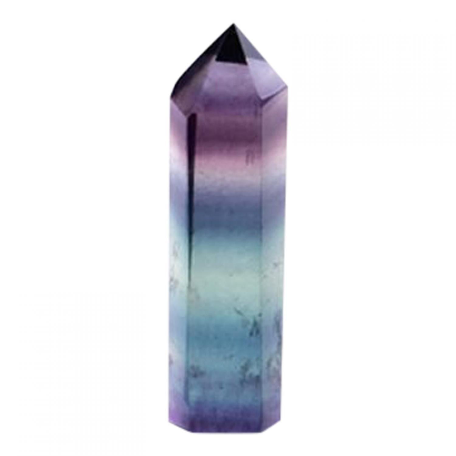 100% Natural Fluoritkristall bunte gestreifte Fluorit 4.5-6.5CM Quartz Crystal 