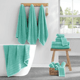 thumbnail image 5 of Casa Platino 18 Piece Bath Towels Set - Includes 6 Large Bath Towels, 6 Hand Towels & 6 Washcloths - Soft Absorbent Cotton Towels for Bathroom - Aqua Sky, 5 of 8