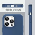 thumbnail image 6 of JETech Silicone Case for iPhone 14 Pro Max 6.7-Inch, Silky-Soft Touch Full-Body Protective Phone Case, Shockproof Cover with Microfiber Lining (Cobalt Blue), 6 of 7