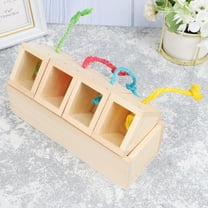 FRCOLOR Parrot Forager Toy Educational Bird Toy Bite Resistant Bird Toy 21*8*6cm