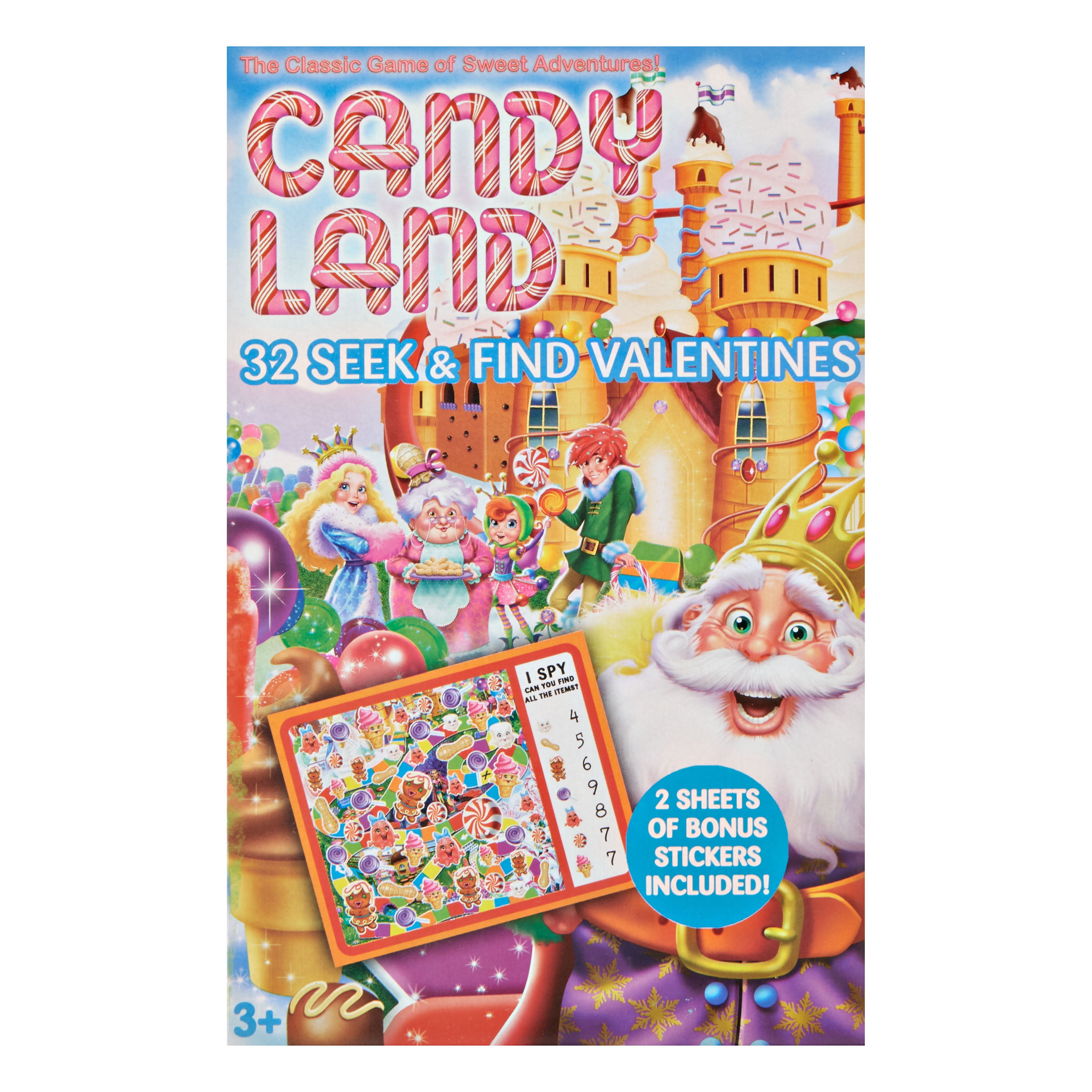 Way To Celebrate Valentine S Day Cards Candy Land Seek Find 32 Count Walmart Com Walmart Com
