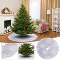 thumbnail image 1 of Dvkptbk Christmas Tree Skirt Christmas Tree Skirt Knitting Tree Skirt Apron Surface Knitting Snowflake Christmas Tree Skirt Snowflake Tree Skirt Christmas Decoration on Clearance, 1 of 6