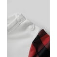 thumbnail image 5 of Christmas Family Pajamas Matching Set Solid Long Sleeve Top Pants Sleepwear, 5 of 9