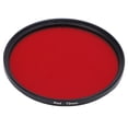 thumbnail image 1 of Filtres d'Objectif de Caméra Rouge, Filtres Rouges Étanches à la Poussière Multicouche Revêtement Anti-Encrassement Cadre en Aluminium pour Caméra DSLR 72mm, 1 of 8