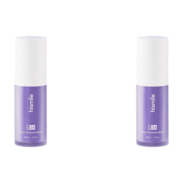 pasta de dientes pasta de dientes iluminadora antipigmentación para limpieza dental púrpura Wdftyju, dos tubos cilíndricos morado con tapa blanca en vista frontal, etiqueta con texto legible y dimensiones aproximadas 130 mm x 35 mm (30 ml), fondo blanco; adecuada para higiene bucal diaria y a menudo usada como opción de regalo.