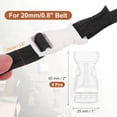 thumbnail image 2 of 4 Pack Quick Side Release Buckle, 0.8" Plastic Buckle Clip, Transparent, 2 of 7
