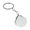 White, variant on Alloy Beach Shell Keychain, Shell Shape Metal Key Ring, Handbags Backpacks Decorative Car Key Chain