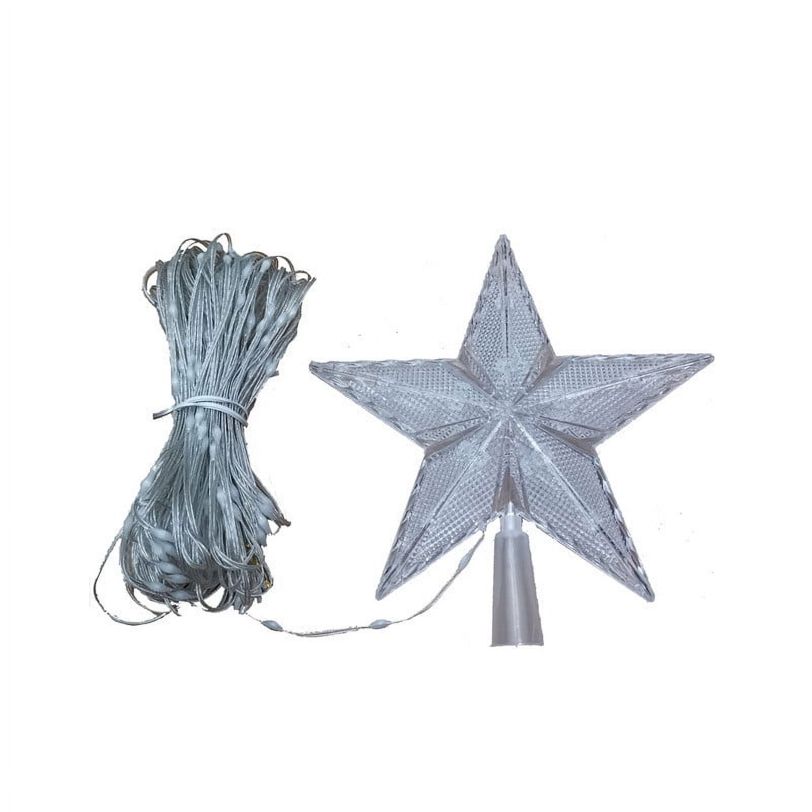 XEOVHV Clearance Christmas Decorations Star String Lights,9*270 LED Christmas Lights Outdoor Yard Decorations Tree Lights with 8" Star,Hanging Fairy Twinkle Lights for Xmas New Year Holiday Party