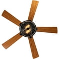 thumbnail image 3 of 52 inch Ceiling Fan with Caged Light and Remote, Dual Finish Blades, 3 of 8