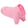 thumbnail image 3 of Gustave Dog Hoodie Sweatshirt Winter Warm Fleece Lined Dog Hooded Sweater Pullover Cold Weather Coats Clothes for for Small Medium Large Dogs Puppy Cats - Pink, L, 3 of 8