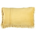 thumbnail image 3 of Long Yellow Shag Throw Pillow, 3 of 5