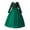 Green, variant on TUOBARR Children Dress Girl Long Sleeve Girl Princess Dress Long Sequin Dress Dress Gray (4-12Years)