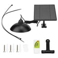 thumbnail image 4 of Luces solares Luz de calle solar LED para exteriores Luz de inundación impermeable, 3 modos opcionales, para puerta de entrada, patio, garaje, jardín, entrada, valla, iluminación para el hogar, 4 of 5