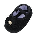 thumbnail image 1 of XDZJLR Mode Semelle Souple Robe Perle Fleur Princesse Espadrilles pour Tout-Petits, 1 of 7