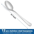 thumbnail image 2 of Juego de 12 cucharitas WISKEMA de acero inoxidable de 17 cm, 2 of 7