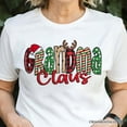 thumbnail image 2 of Grandma Claus Retro Christmas T-Shirt, Matching Family Holiday Tee, 2 of 6