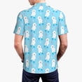 thumbnail image 6 of Salouo Skating Poodle Fun for Men's Short Sleeve Polo Shirts,Polo Shirts for Men Performance Short Sleeve Golf Shirt Athletic Casual Collared T-Shirt-3X-Large, 6 of 8