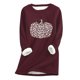 thumbnail image 1 of Sudadera de lana gruesa para mujer, manga larga, estampado de leopardo, terciopelo, cálido, cuello redondo, ropa interior, Tops Pompotops FGAJ11751, 1 of 5