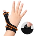 thumbnail image 1 of Wrist Guard Ergonomic Adjustable Sweat Absorption Pain Relief Aluminum Strip Children Finger Sprain Fixing Splint Outdoor Sports, 1 of 7