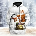 thumbnail image 3 of Sudadera con capucha de Papá Noel divertida con estampado 3D para hombre, sudadera informal de manga larga con patrón de alce navideño, sudadera holgada unisex, 3 of 5