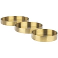 thumbnail image 5 of Koyal Wholesale Round Decorative Gold Metal Trays for Coffee Table, Wedding Centerpieces, Candle Holders Home Décor, 5 of 5