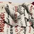 thumbnail image 5 of Gifts for 25th Wedding Anniversary Throw Blanket 60"x50" - Gift 25th Anniversary for Wife Husband Couple - 25 Years of Marriage Gifts for Dad Mom Friends Grandparents - Couples Married 25 Years Gifts, 5 of 6