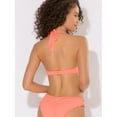 thumbnail image 4 of Women's Smart and Sexy SA1005 Swim Secret The Hottie Halter Bikini Swim Top (Peach Luster 36C), 4 of 5