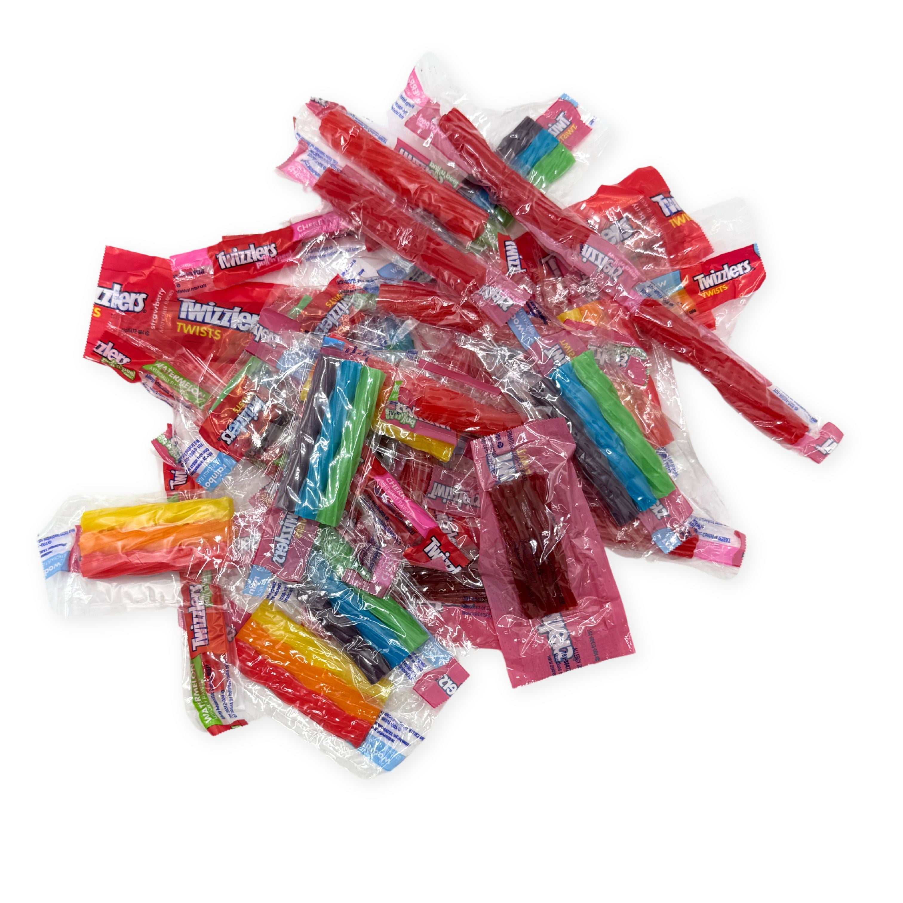 Twizzlers Twists  Pull ’N’ Peel Variety Pack Chewy Candy – Individually Wrapped – Bulk Value Pack
