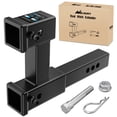 thumbnail image 1 of Receptor doble Hitch Extension Nilight de 2 pulgadas, 25 cm de longitud máxima, 1 of 1