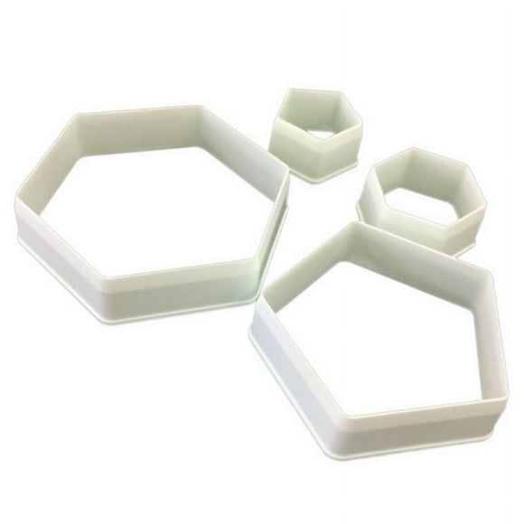 4 pcs/set Plastic Cookie Molding Tool Football Fondant Cake Printing Moul cake decorating tools