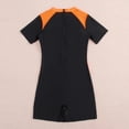 thumbnail image 7 of Frnrwgo Swimsuit for Women, Color Block One-piece Swimsuit, Sport Casual Short Sleeve Bathing Suit, 7 of 7