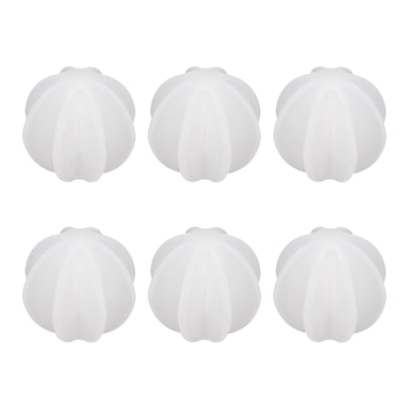 Uxcell 6 Pcs Shaker Ball, 1.8" Protein Shaker Ball Plastic Stirring Mixer Whisk Shaker Replacement for Shake Drinking Bottle Cup Protein Bottle Sports Drink, Clear