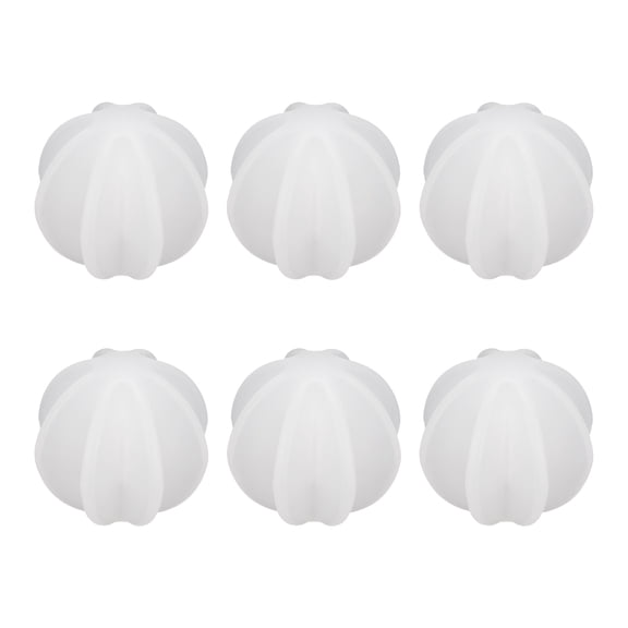 Uxcell 6 Pcs Shaker Ball, 1.8" Protein Shaker Ball Plastic Stirring Mixer Whisk Shaker Replacement for Shake Drinking Bottle Cup Protein Bottle Sports Drink, Clear