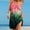 #0152-Multicolor, variant on Puyaiuu Women's Hawaiian Print Camisole Dress, V-Neck Sleeveless Vacation Style Gown, Flowy Cover-Up for Beach, Summer Getaways and Tropical Holiday Wear Gift