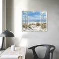 thumbnail image 4 of Orinice Beach Canvas Wall Art Decor: Modern Window View Blue Ocean Sea Picture Relaxing Coastal Seascape Painting Horizontal Nature Landscape Seaside Scene Artwork Living   16x12in, 4 of 6