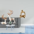 thumbnail image 2 of Estatuas Europeas De Renos Y Figuras De Pensadores Abstractos Creativos, Esculturas Artesanales Coleccionables Para La Decoración De La Sala De Estar, Ideal Para Amantes De Los Ciervos., 2 of 8