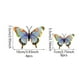 thumbnail image 3 of Decoración de pared en 3D con mariposas doradas y azules | Pegatinas de pared removibles para dormitorio, boda, fiesta de cumpleaños, decoración del hogar y ventanas, 3 of 8