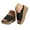 Black, variant on Mostsola Womens Sandals Platform Beach Shoes Comfort Wedge Arch Support Slip on Shoes Casual Slides
