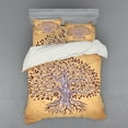 thumbnail image 2 of Ambesonne Tree Bedding Set 3 Pcs, Vintage Swirls, Twin XL, Cream Brown, 2 of 3