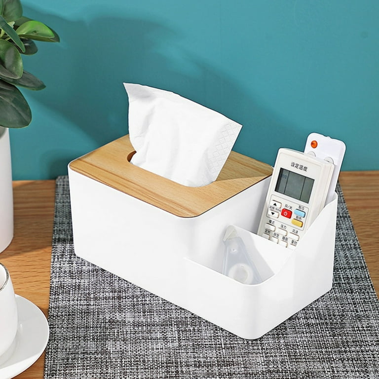 最新作 Tissue Nightstand Rectangular, Cover Box Tissue Holder, Box FacialTissues