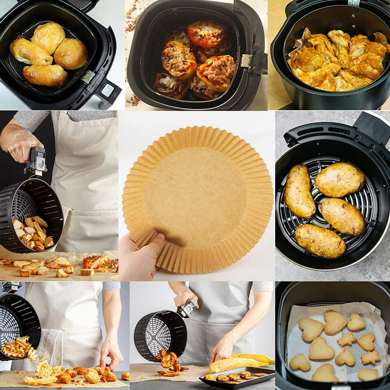 Air Fryer Disposable Paper Liner, Air Fryer Liners, Non-stick Parchment  Paper for Frying, Baking, Cooking, Roasting, Microwave