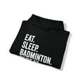 thumbnail image 4 of Badminton Hoodie, Gifts, Hooded Sweatshirt, 4 of 4