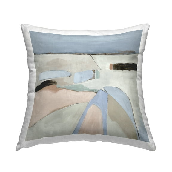 Stupell Industries Organic Neutral Landscape Decorative Printed Throw Pillow Design by Jacob Q.