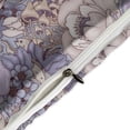 thumbnail image 4 of 3 Pcs Soft Bedding Set, Includes 1 Duvet Cover with Zipper And 2 Pillow Shams,The Wild Side Avender Ice Full(79"×90"), 4 of 8