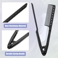 thumbnail image 3 of Unique Bargains Hair Straightening Comb Heat Resistance Home Straightener Hair Styling Comb ABS Black, 3 of 7