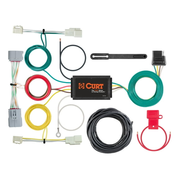CURT 56439 Vehicle-Side Custom 4-Pin Trailer Wiring Harness, Select Toyota Prius AWD-e