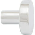 thumbnail image 3 of Contemporary Round Cabinet Knob, 1 Inch, Zinc Base Material, Polished Chrome by Stone Harbor Hardware, 3 of 4