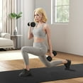 thumbnail image 2 of Soozier Weights Dumbbells Set with Non-Slip Grip for Home Gym, 2 x 15lbs, 2 of 10