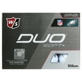 thumbnail image 3 of Wilson Staff Duo Soft + NFL Golf Balls White, Philadelphia Eagles, 3 of 6