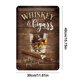 thumbnail image 4 of Placa Metal Vintage Cigarros Whisky Pintura Hierro Rectangular Del 30x40cm, 4 of 9